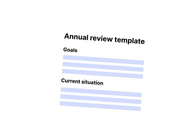 Template foreground