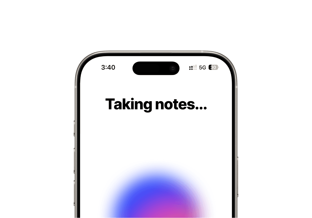 Taking notes