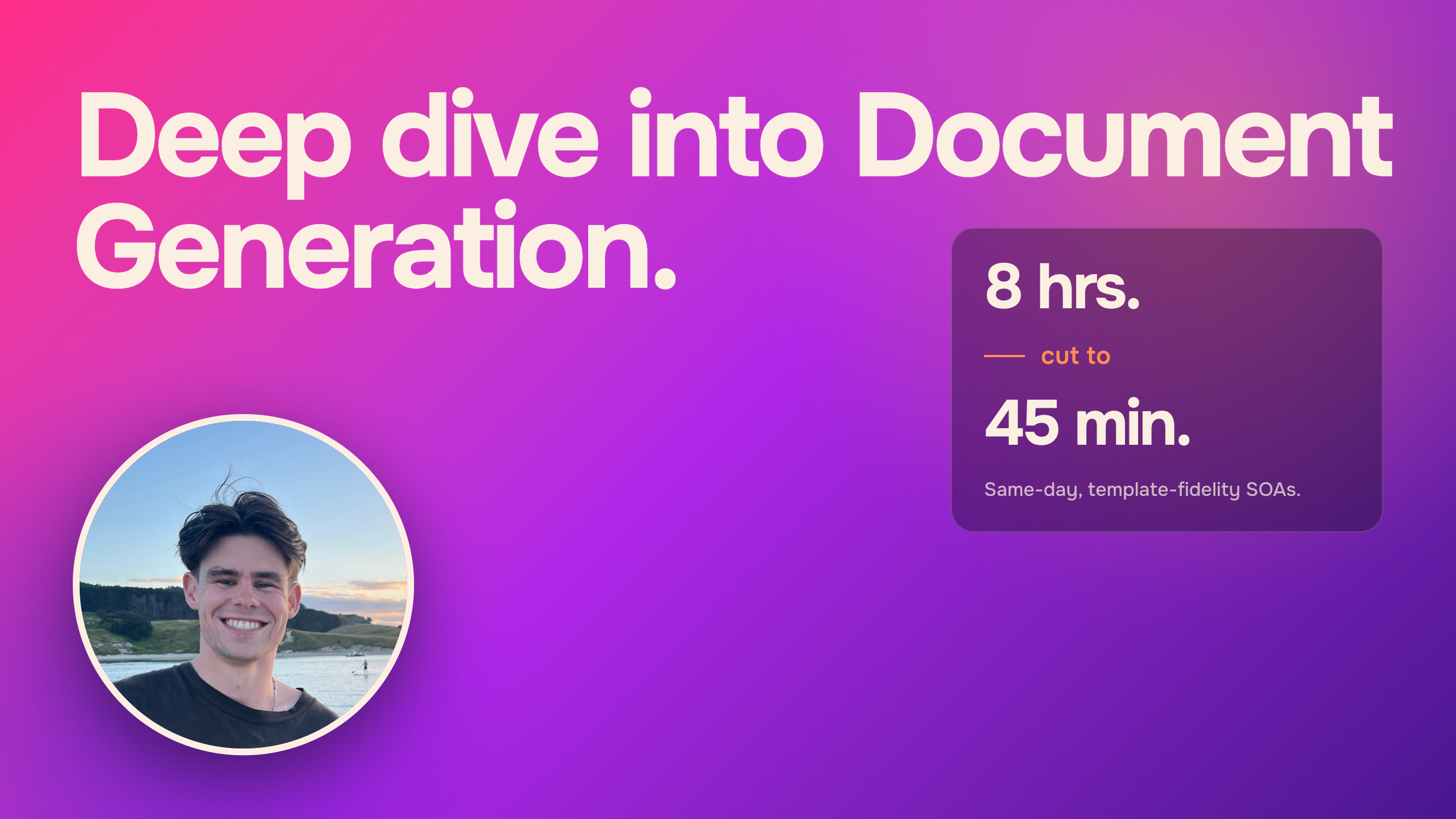 Document Generation Deep Dive